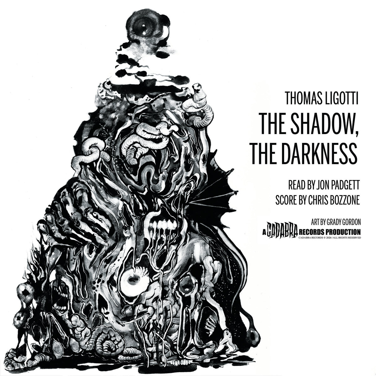 Thomas Ligotti, The Shadow, the Darkness 2x LP - Read by Jon