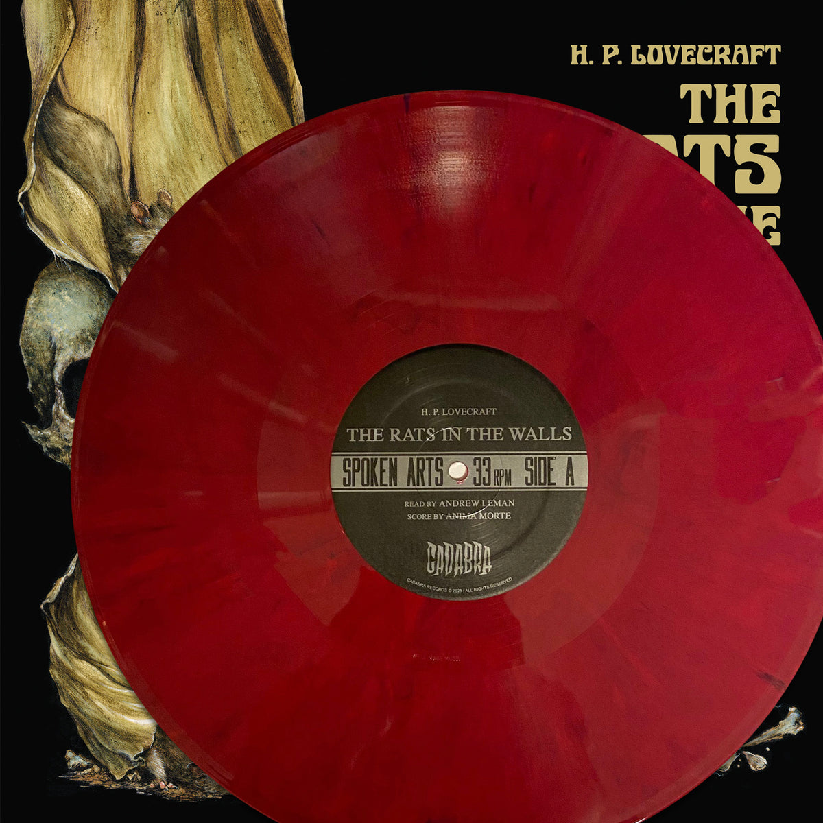 Dagmar　Krause　＆　Kevin　Coyne　LPレコード　テスト盤 H. P. Lovecraft's, The Rats in the Walls 2x LP - Read by Andrew