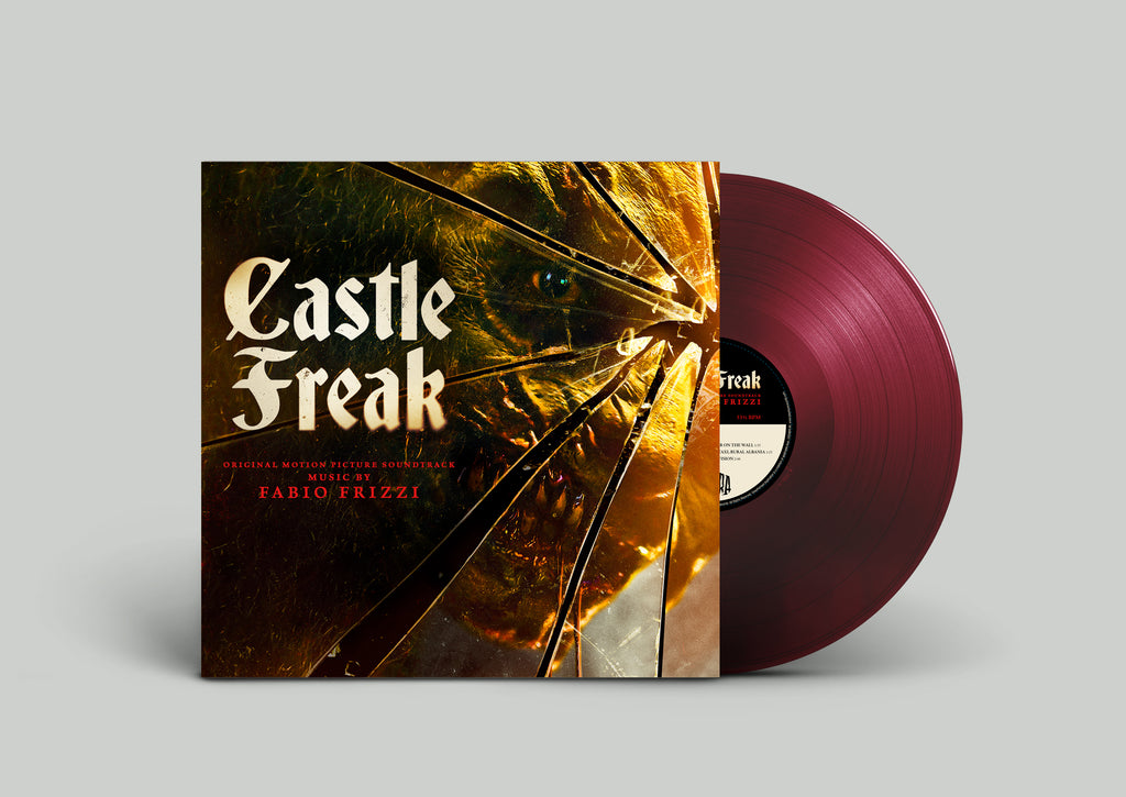 Castle Freak 2x LP set Original Motion Picture Soundtrack by Fabio Frizzi - Red and Black Splatter