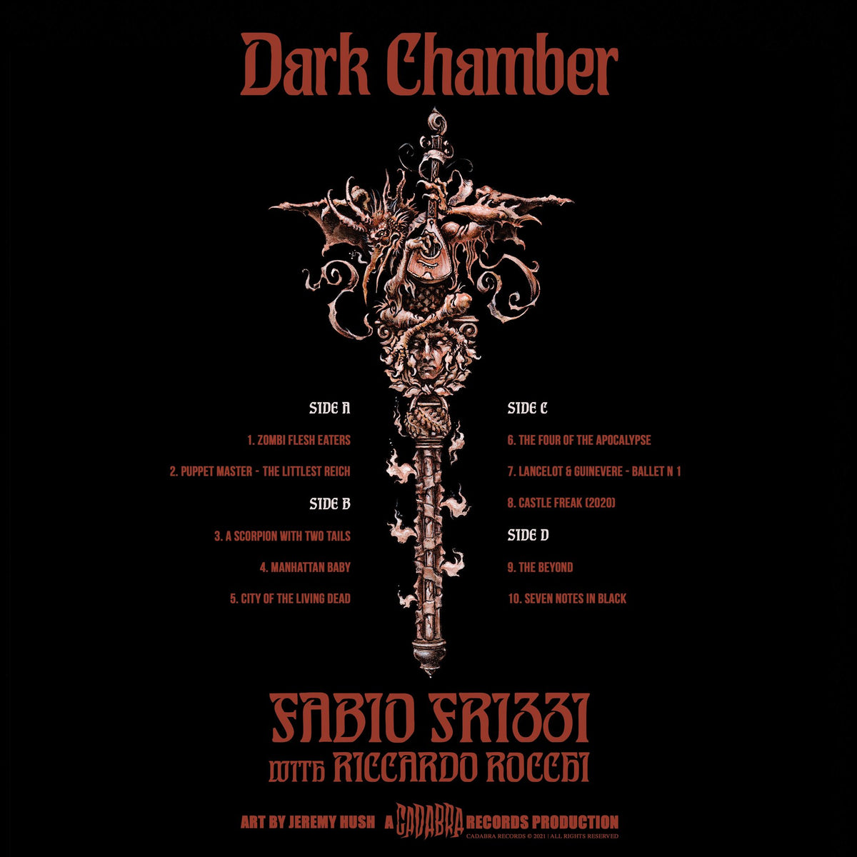 Dark Chamber by Fabio Frizzi with Riccardo Rocchi 2x LP set