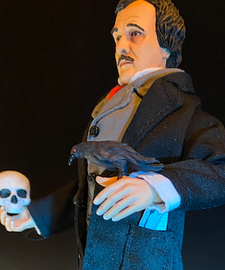 Edgar Allan Poe custom 8” figure