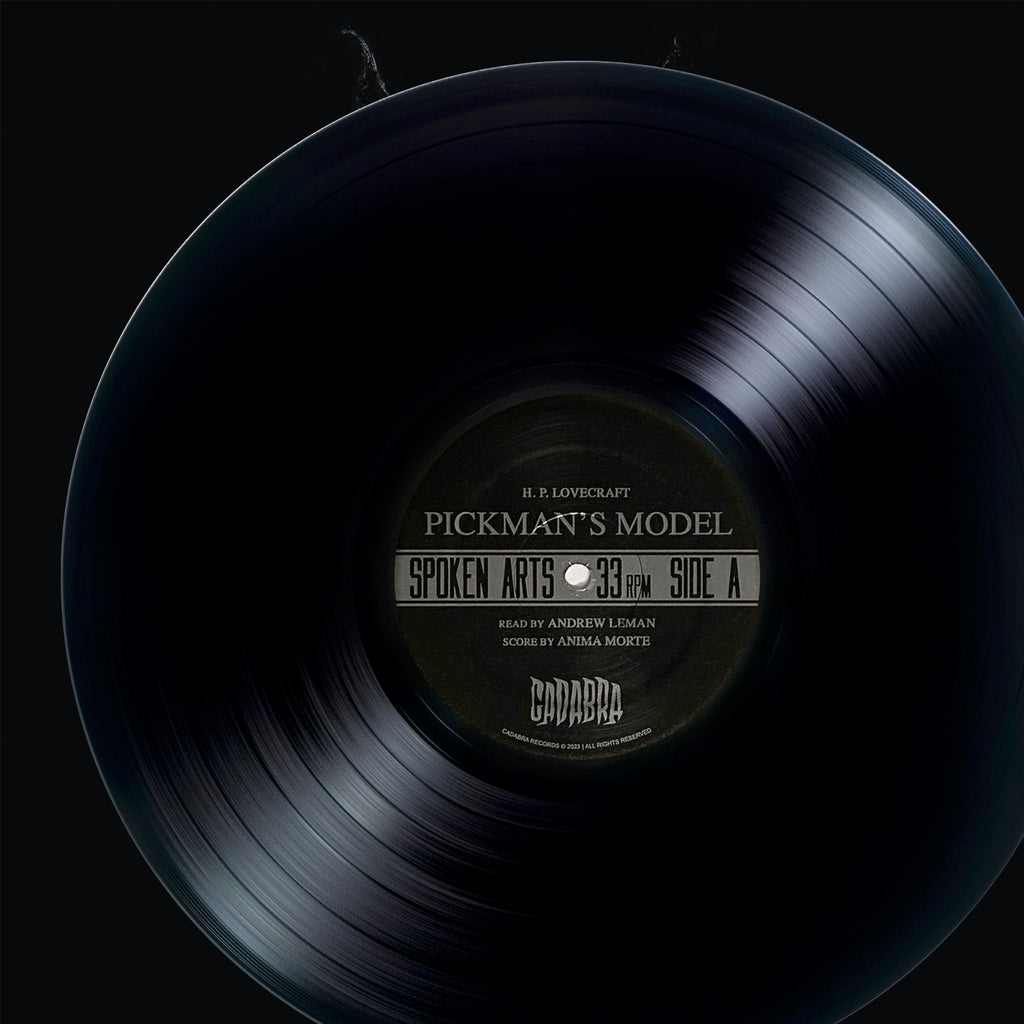 H. P. Lovecraft, Pickman's Model LP read by Andrew Leman, score by Anima Morte - 180 Gram Black