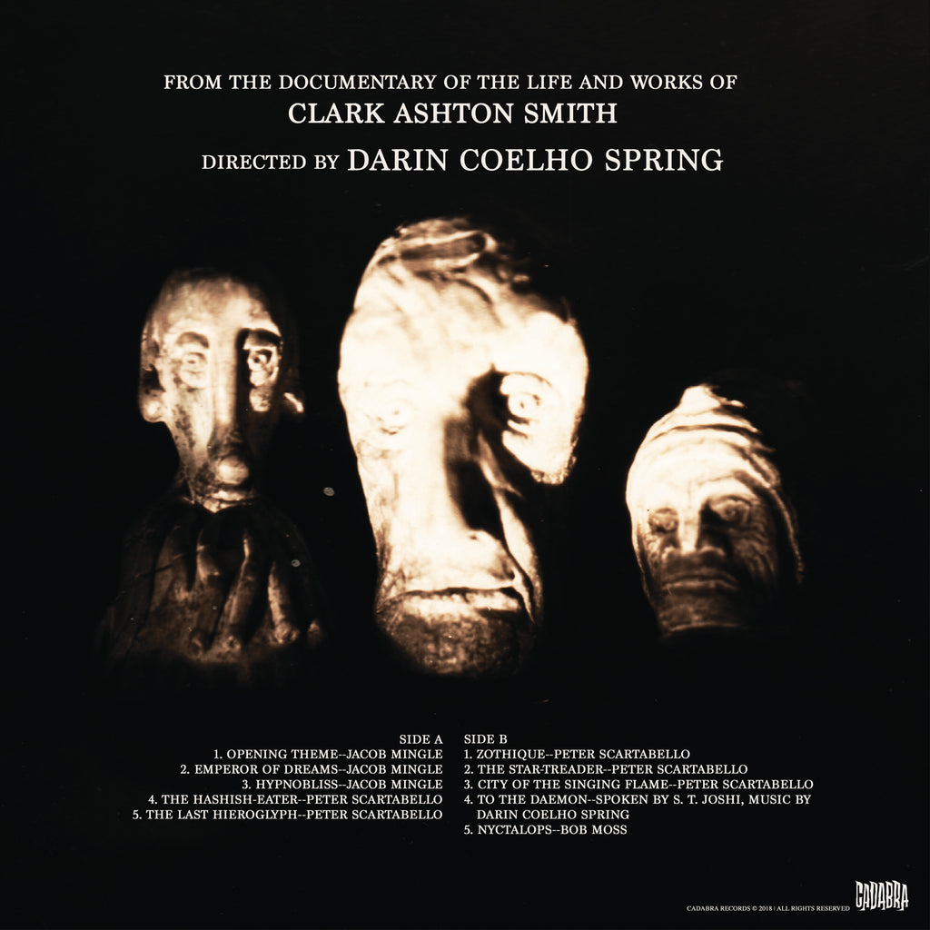 Clark Ashton Smith The Emperor of Dreams original motion picture soundtrack LP - clear vinyl