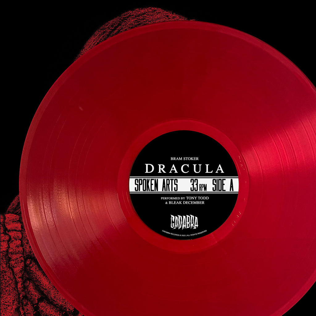 Bram Stoker, Dracula with Tony Todd & Bleak December - Transparent Red