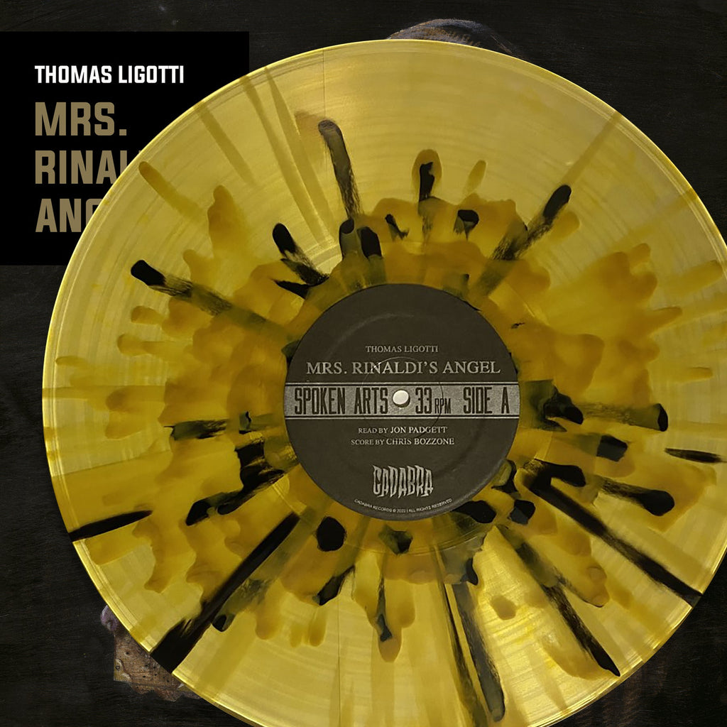 Thomas Ligotti, Mrs. Rinaldi's Angel LP - Read by Jon Padgett, score by Chris Bozzone - Splatter