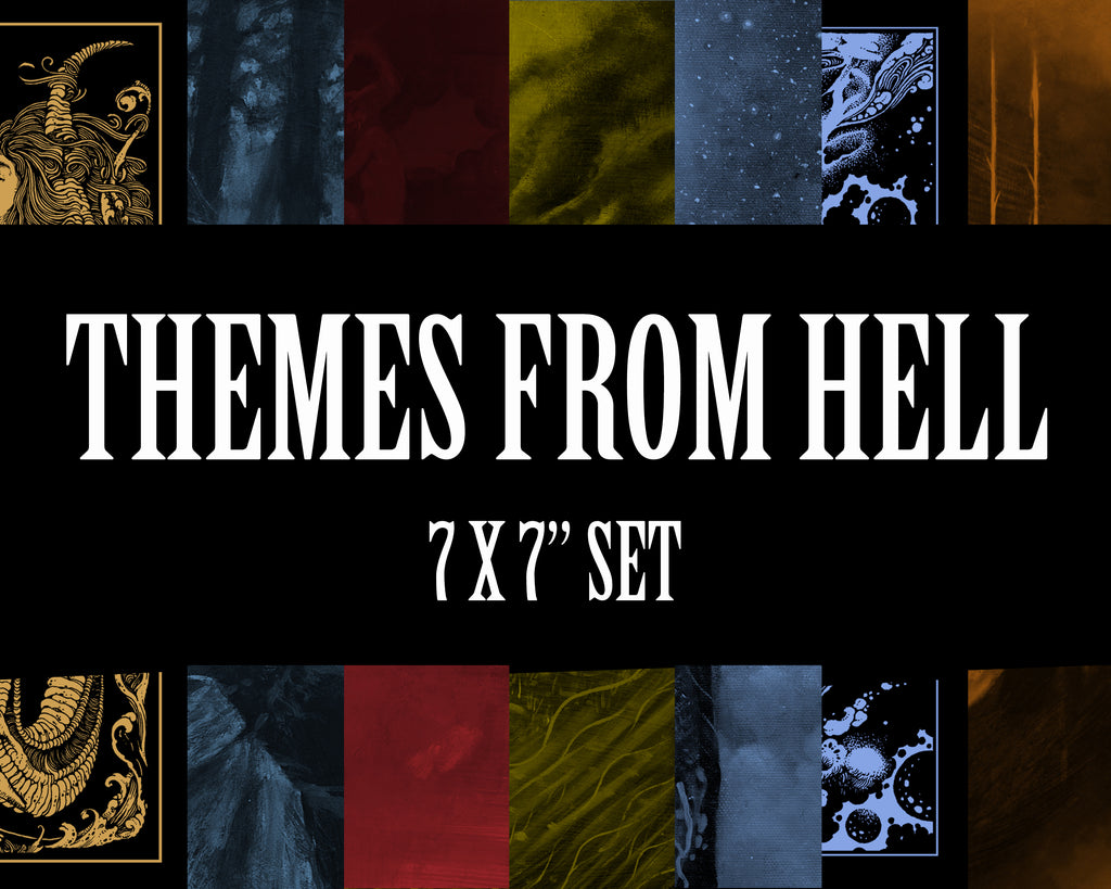 "THEMES FROM HELL" 7X 7" SET