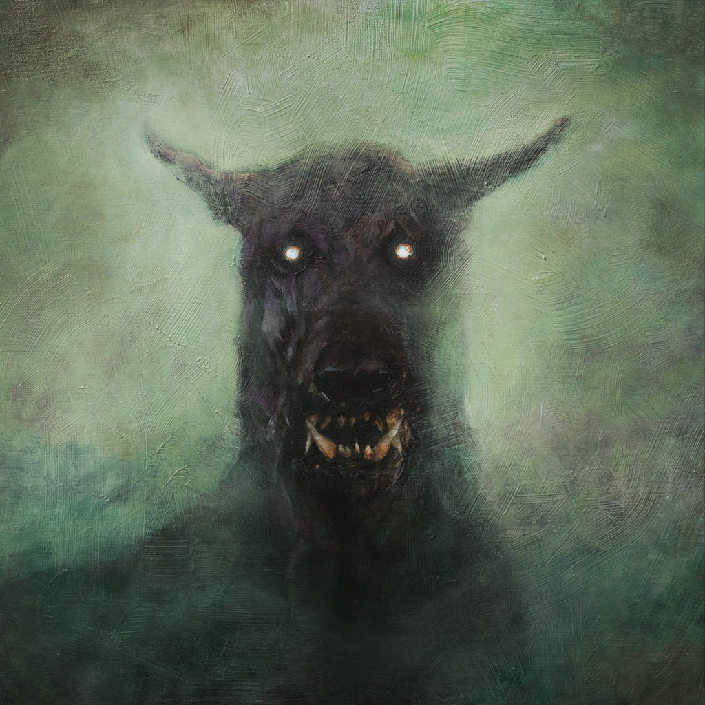 Sir Arthur Conan Doyle, The Hound of the Baskervilles LP with Sir Derek Jacobi & Bleak December - Green mix