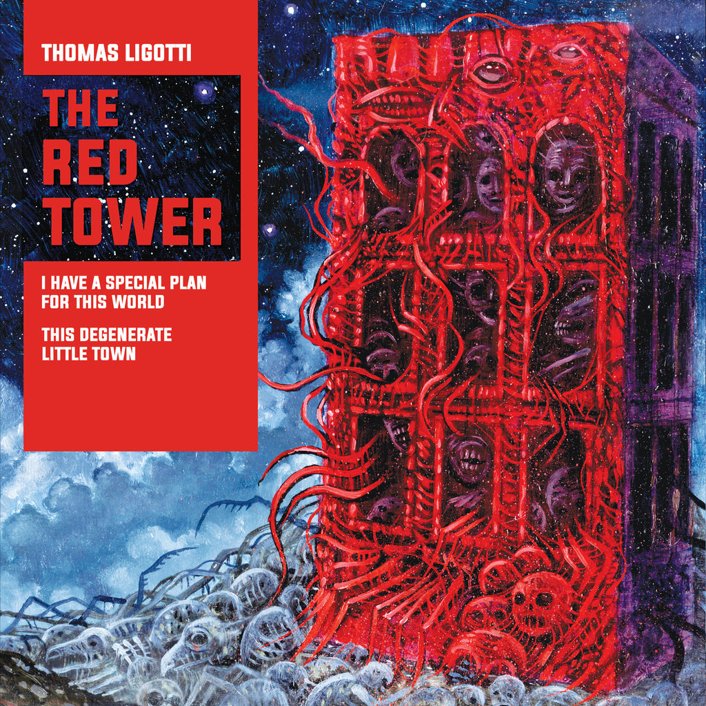 THOMAS LIGOTTI, THE RED TOWER LP - READ BY JON PADGETT, SCORE BY CHRIS BOZZONE