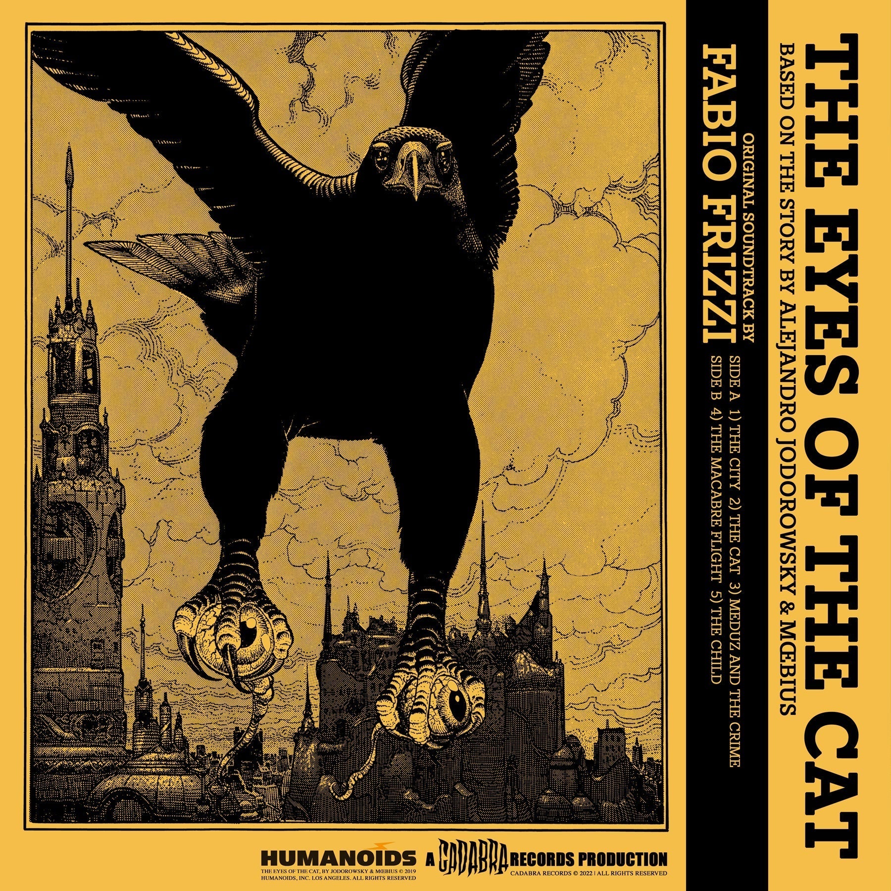 Alejandro Jodorowsky & Moebuis, The Eyes of the Cat LP - Original