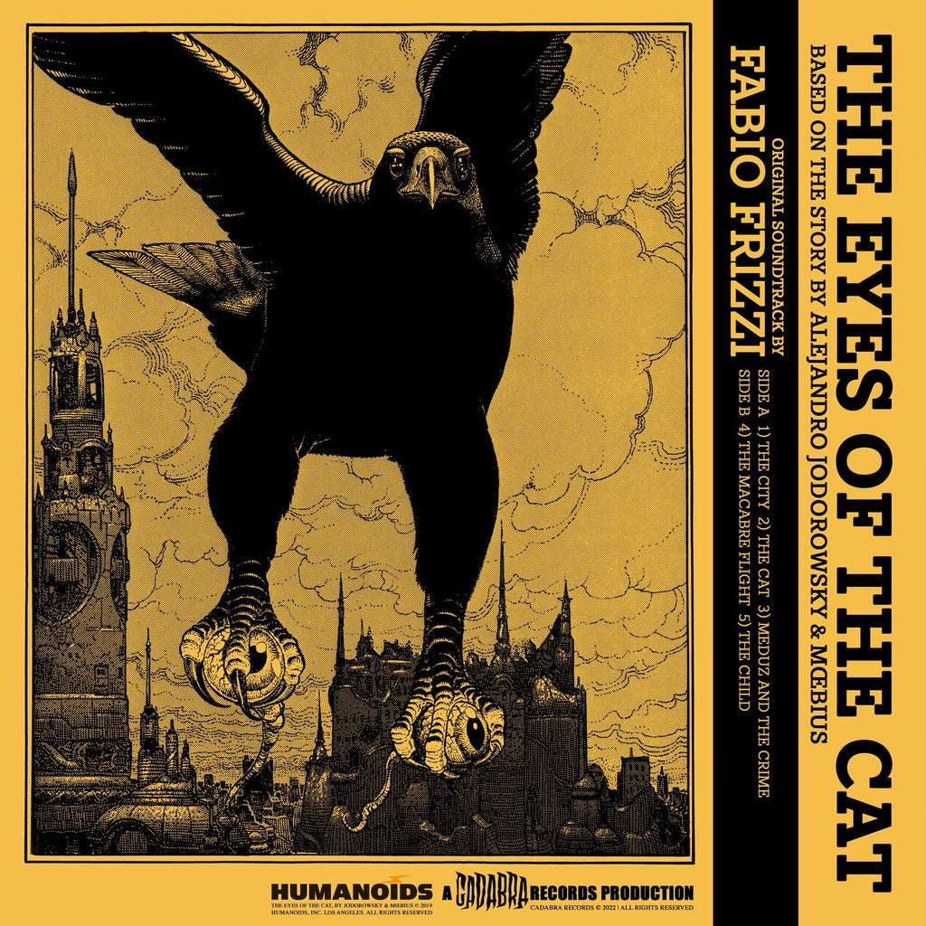 Alejandro Jodorowsky & Moebuis, The Eyes of the Cat LP - Original soundtrack by Fabio Frizzi - "Eye of the Cat" variant