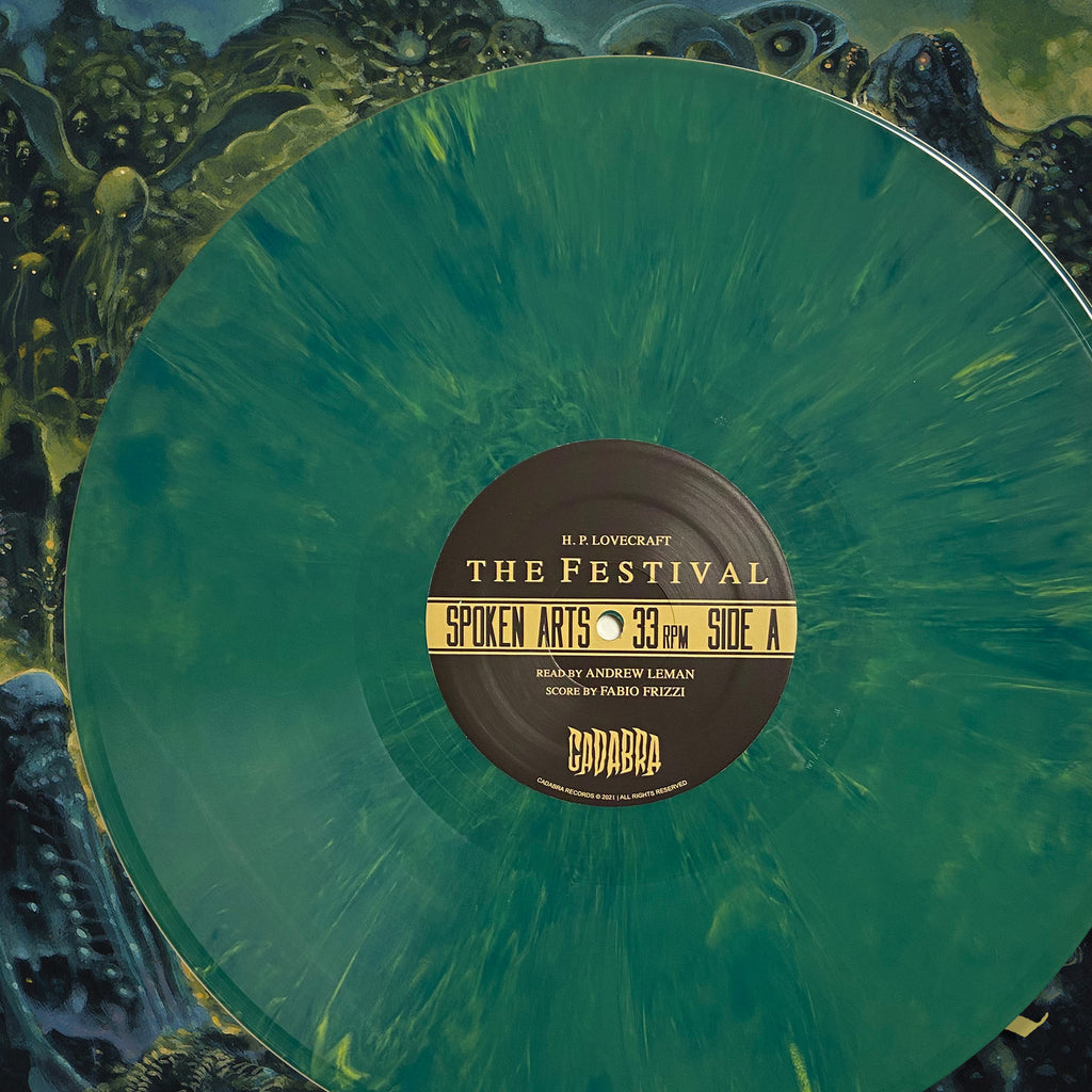 H. P. Lovecraft's The Festival 2x LP Set - Read by Andrew Leman, score by Fabio Frizzi
