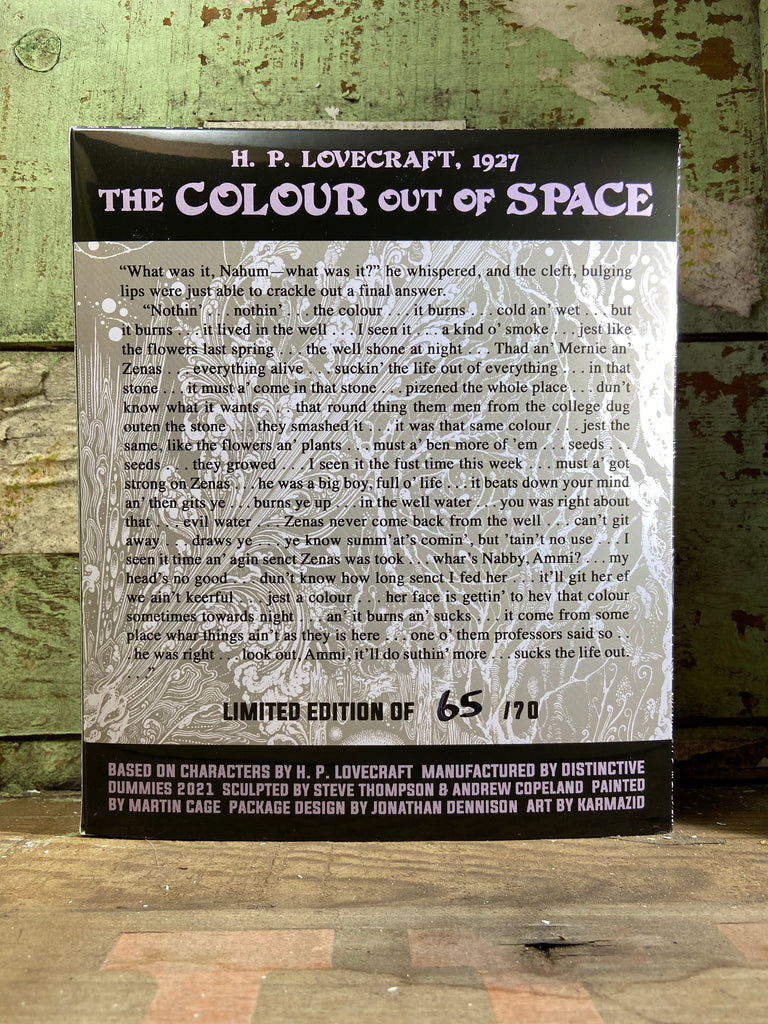 ON SALE H. P. Lovecraft's - The Colour out of Space custom 8" figure set
