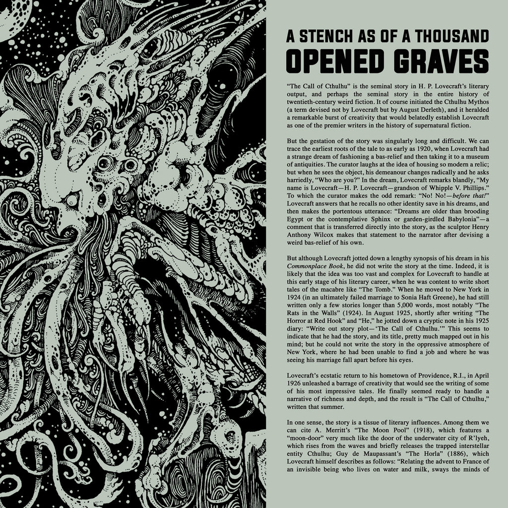 RARE FINDS - H. P. Lovecraft's, The Call of Cthulhu 2x LP - Read by Andrew Leman, Score by Anima Morte
