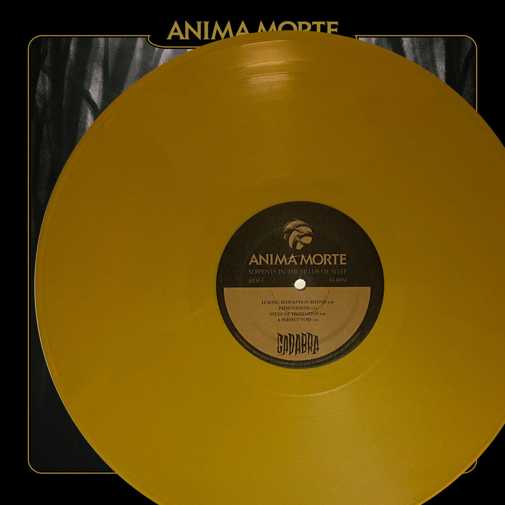 Anima Morte - Serpents in the Fields of Sleep LP - Gold vinyl