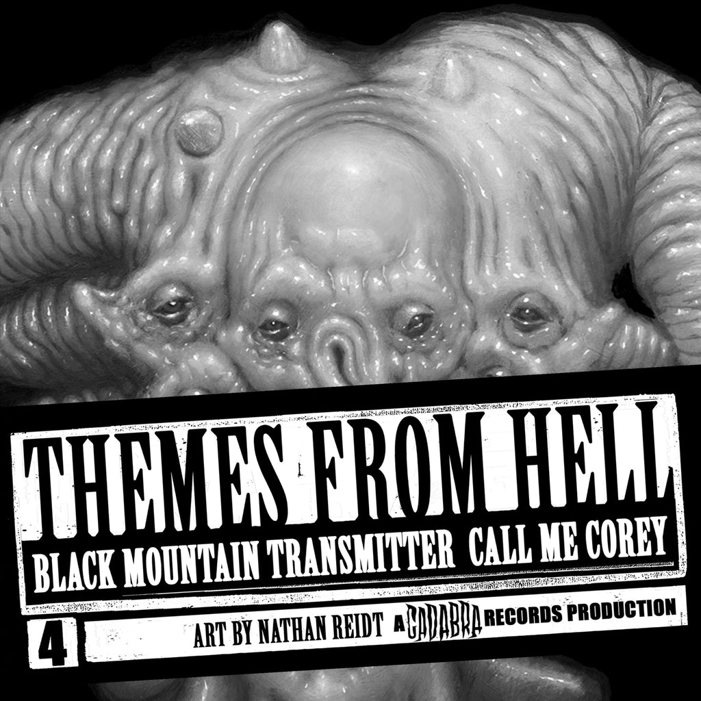 Themes From Hell #4: Call Me Corey 12" LP - score by Black Mountain Transmitter LP - White vinyl variant