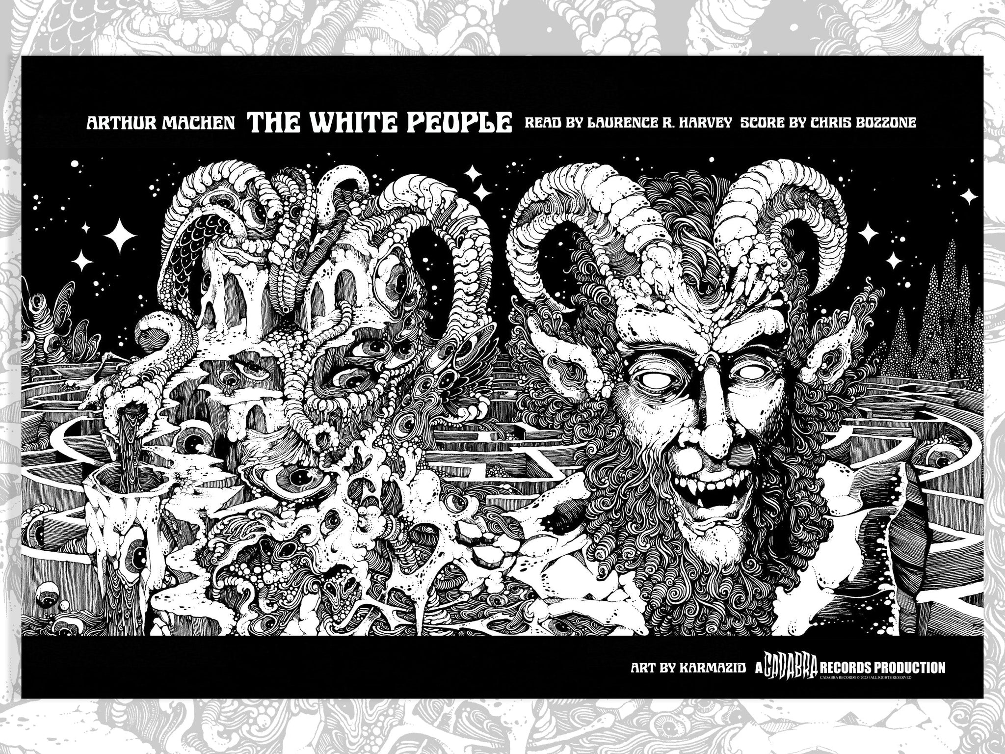 Arthur Machen, The White People 2x LP set, Read by Laurence R